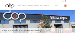 Desktop Screenshot of dop.pt